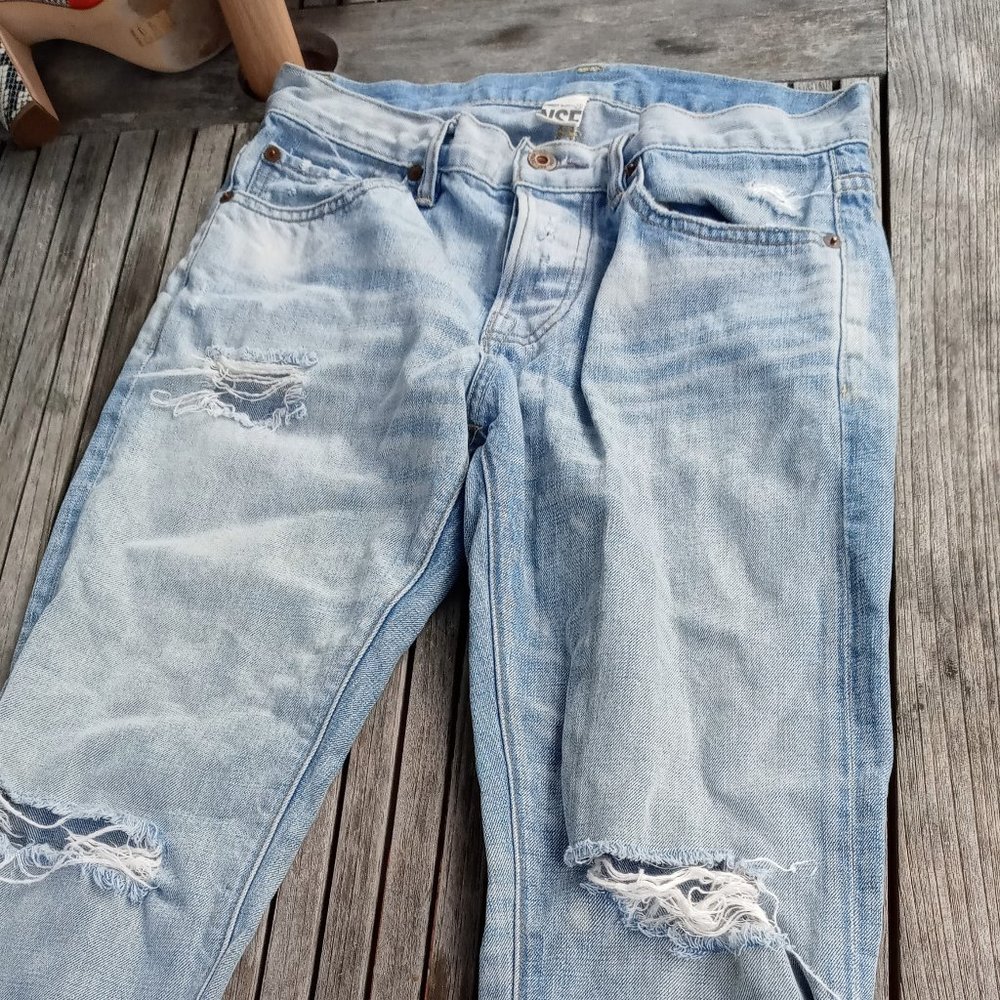 nsf boyfriend jeans light wash 25